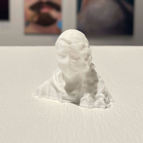 Corina Ortiz, "Mini Me,", 2021. 3D print. Courtesy of the artist and the Department of Art and Art History, UAB.