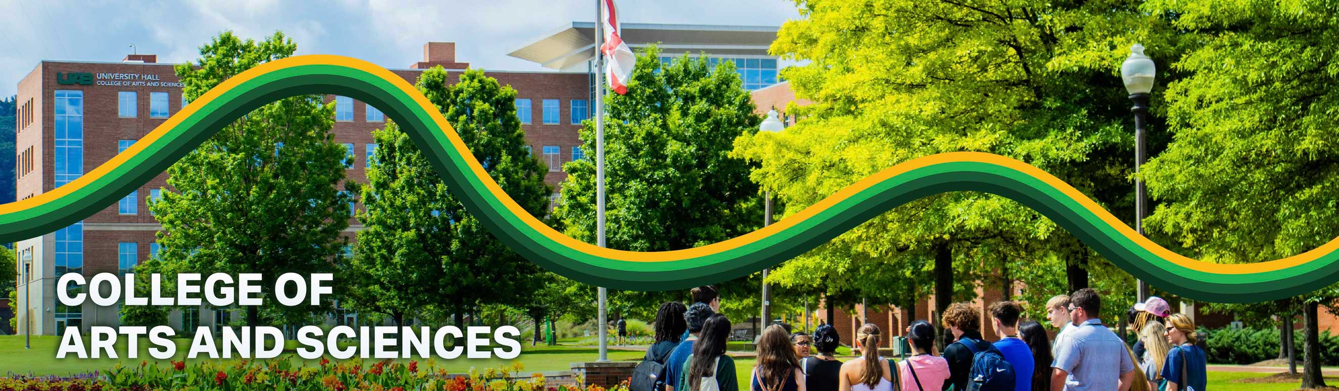 Graphic saying College of Arts and Sciences