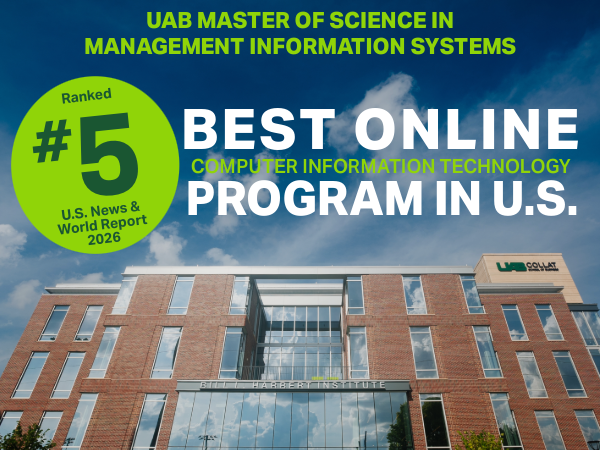 a photo of a brick building with a blue sky and text that reads "Best Online Computer Information Technology Program in the U.S."