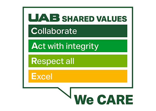 Learn more about the new UAB Shared Values