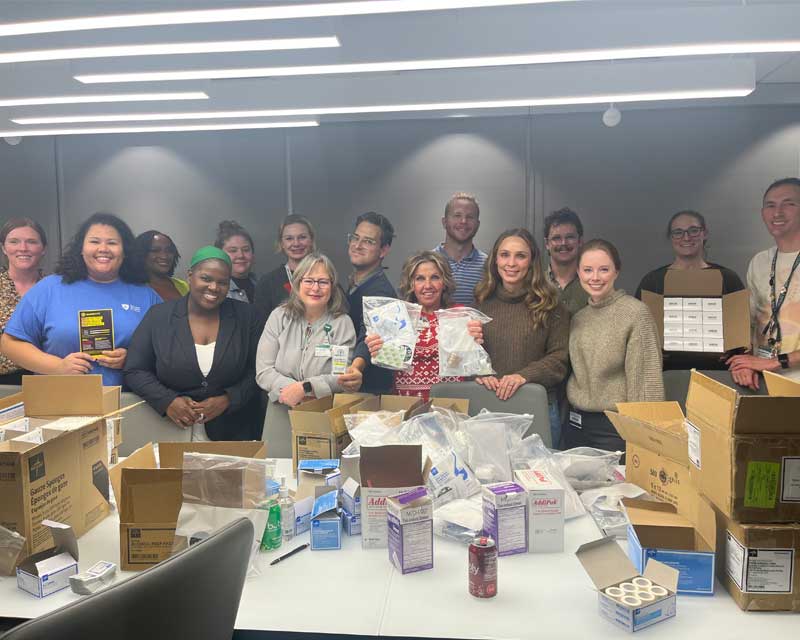 CAPPI members pack overdose and infection prevention kits for the Birmingham community