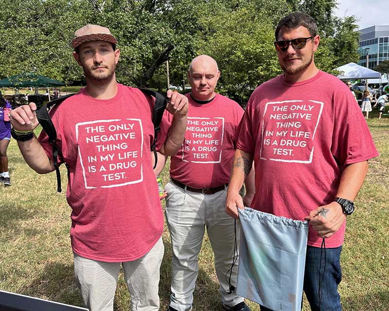 Recovery Rally attendees posing