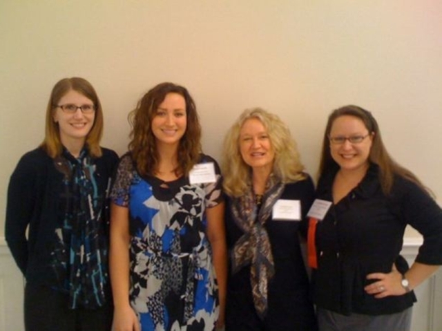 (left to right) Breanne Holland, Charli Lindley-Hamlin, Dr. Sheri Long, Dr. Malinda O'Leary