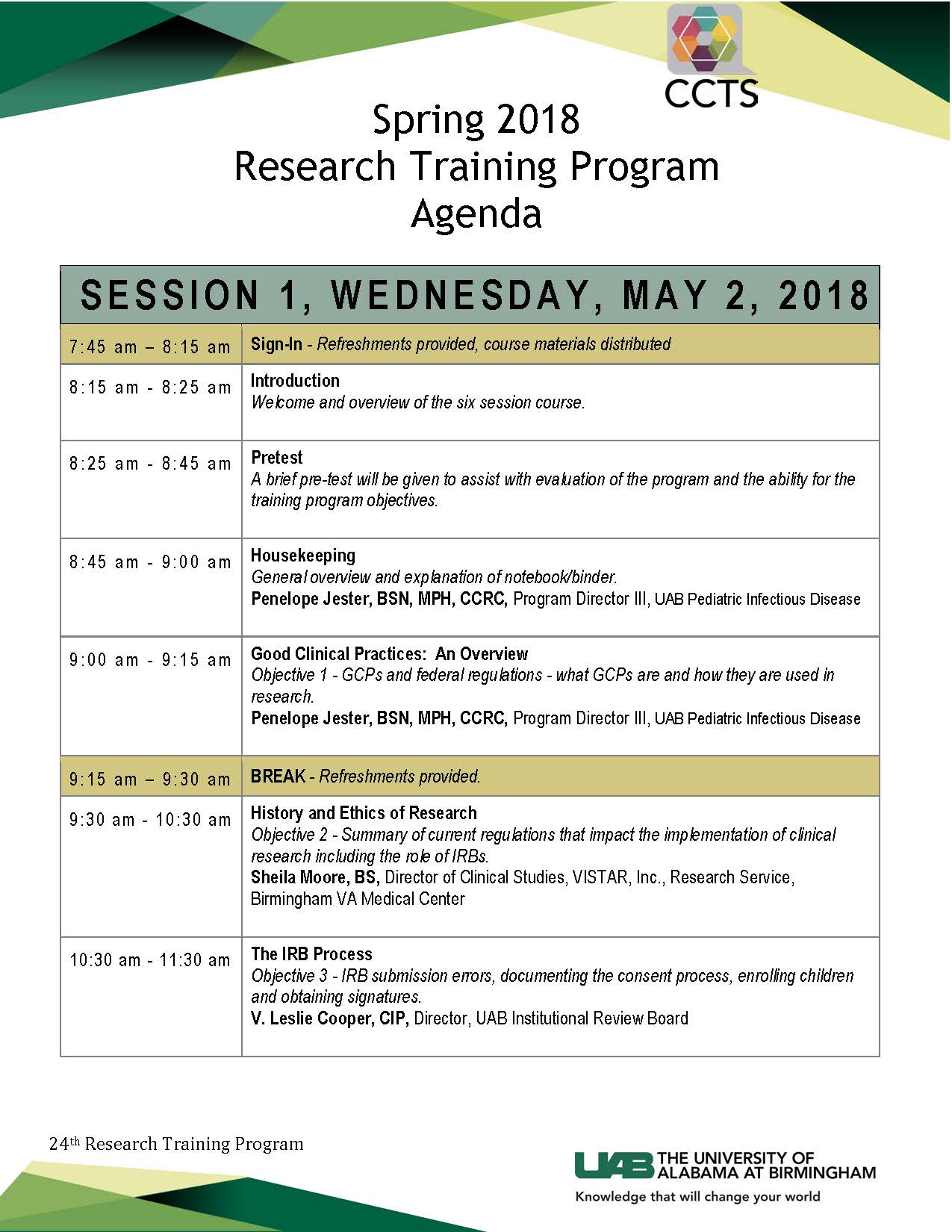 CCTS Research Training Program - Center For Clinical And Translational ...