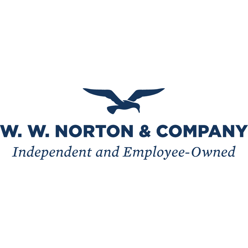 Logo with blue text and bird in flight: W. W. Norton & Company, Independent & Employee-Owned