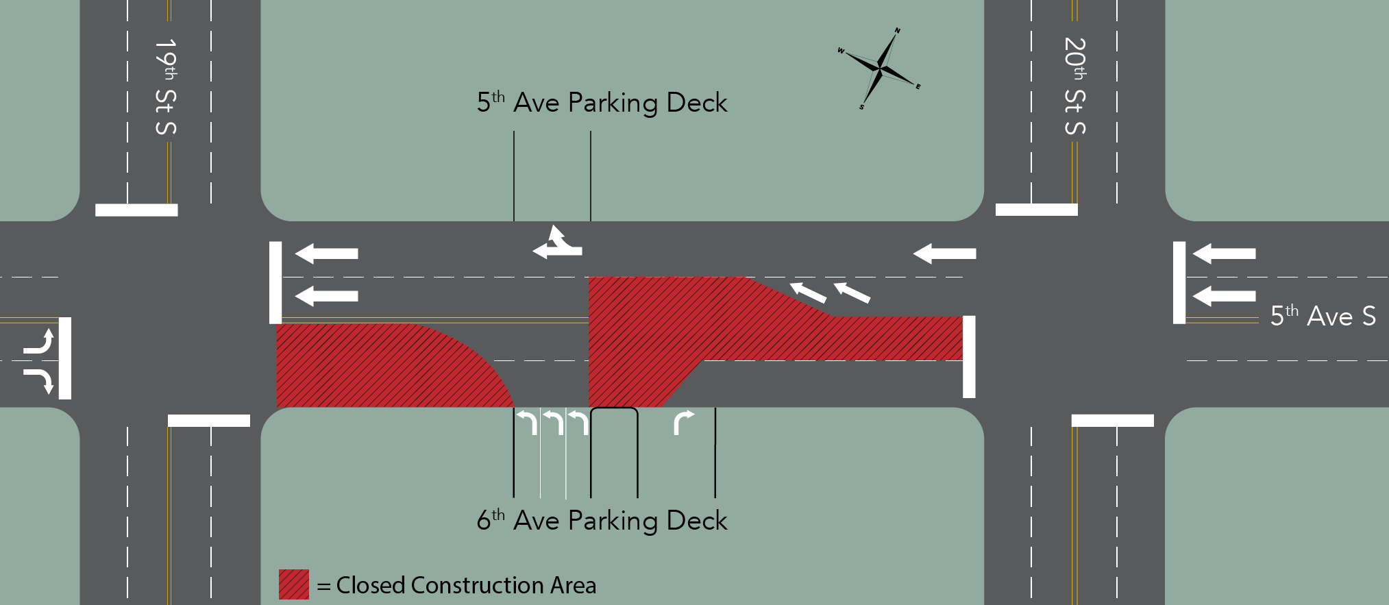 5th ave construction Phase 1