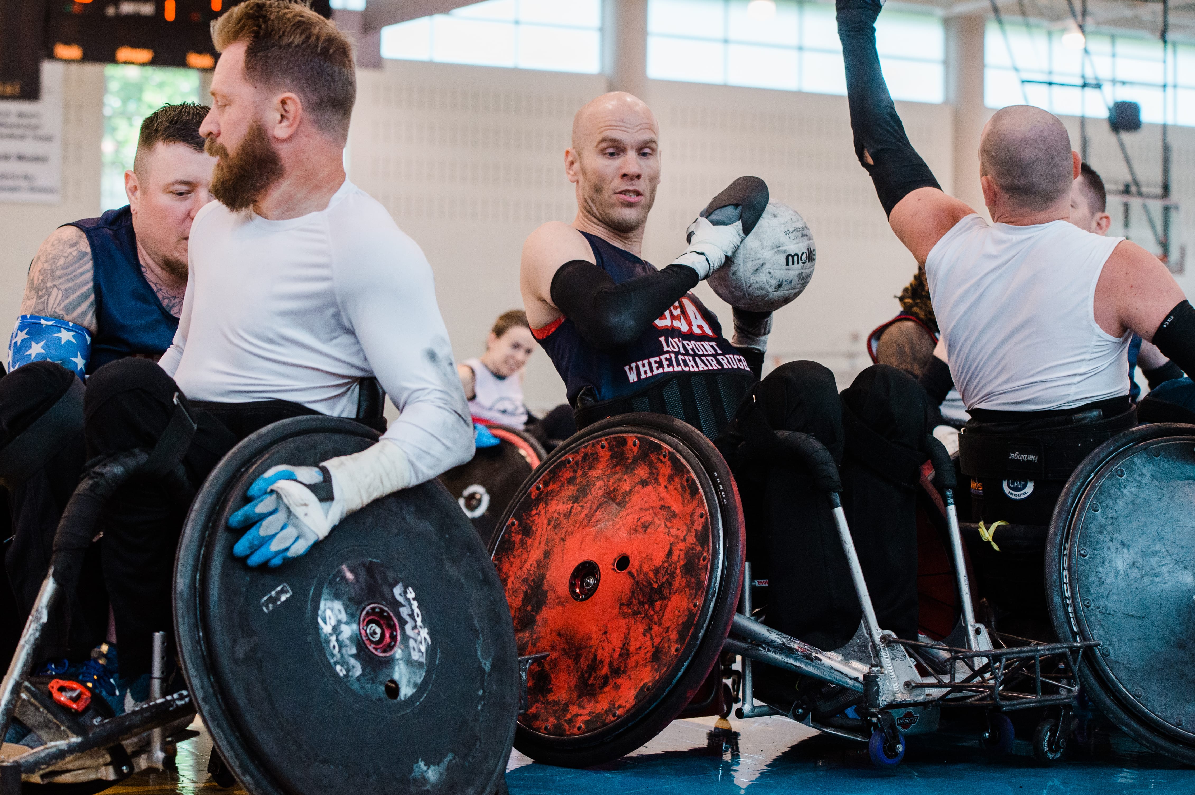 RS47622 TWG Low Point Wheelchair Rugby 2 Min