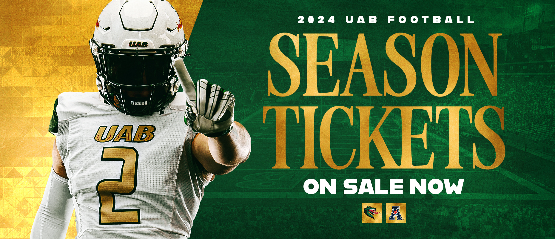 2024 UAB Football season tickets on sale now.