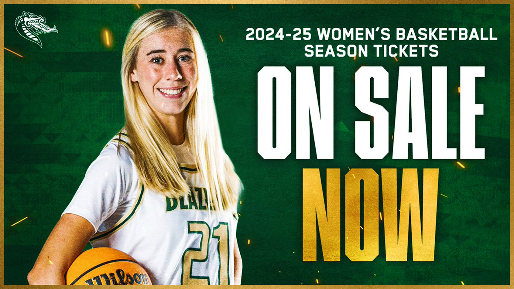 2024-2025 Women's Basketball season tickets on sale now.