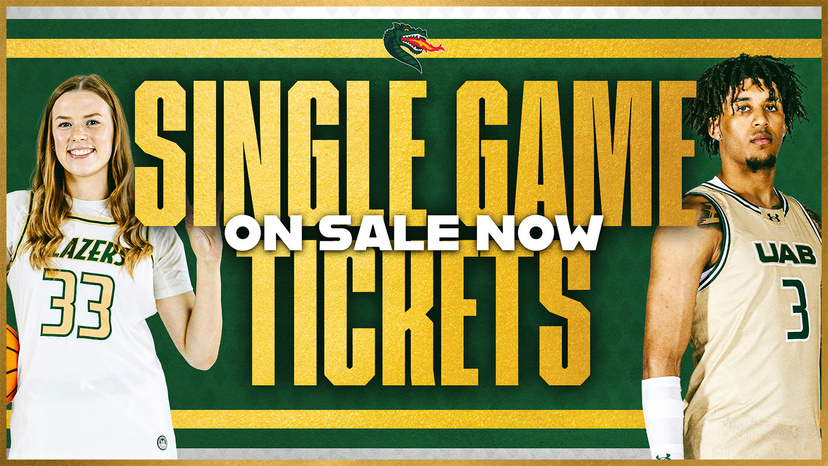 UAB Basketball: Single game tickets on sale now.