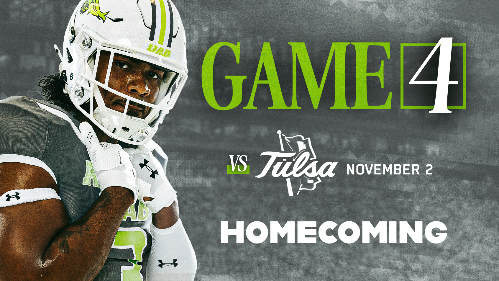 UAB Football: Game 4 - Blazers vs Tulsa, November 2. Homecoming.