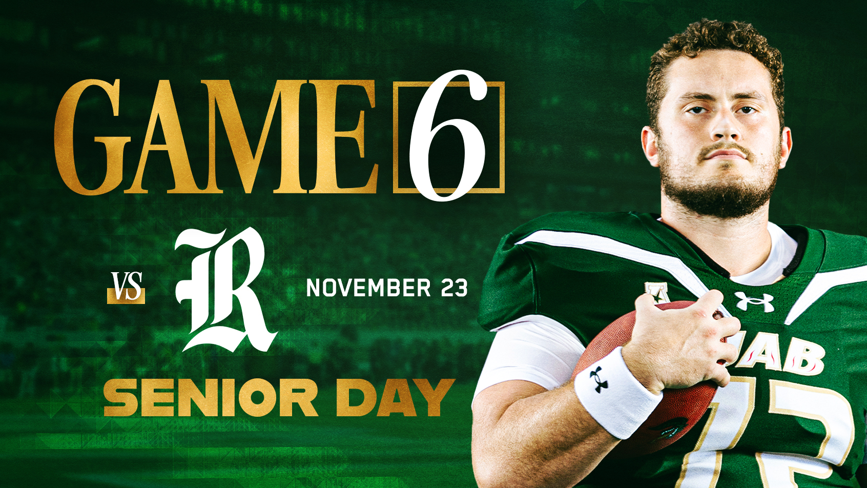 UAB Football: Game 6 - Blazers vs Rice, November 23, Senior Day.