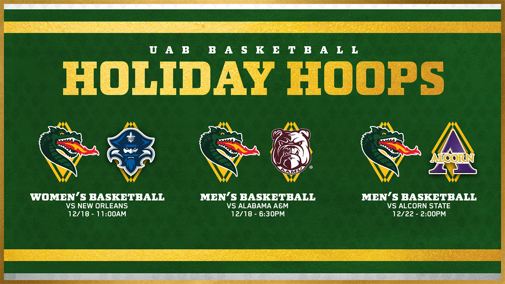 UAB Basketball Holiday Hoops