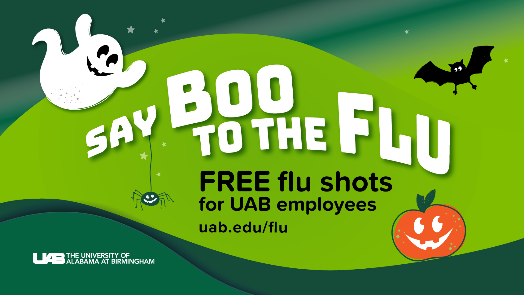 Say Boo to the Flu: Free flu shots for UAB employees