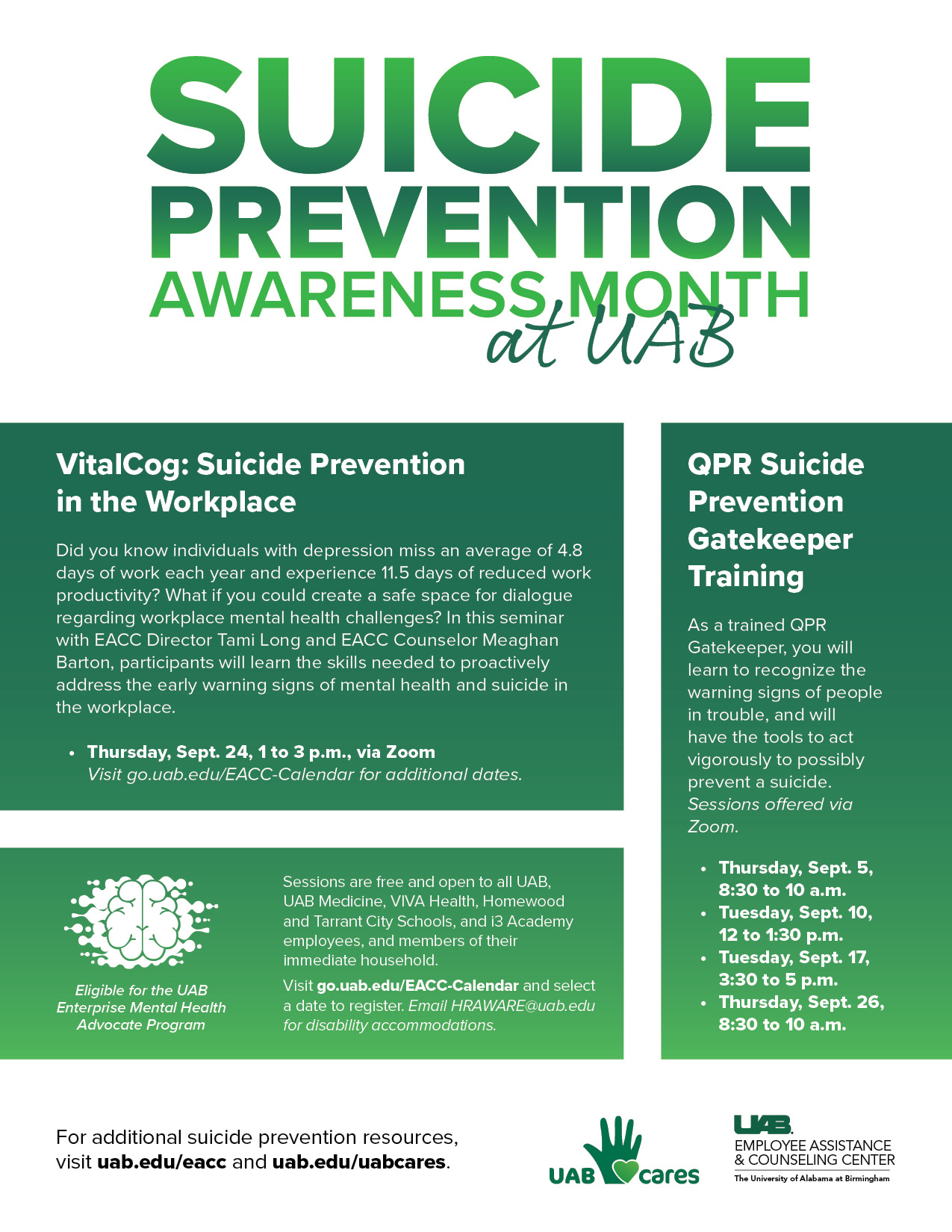 Suicide Prevention Awareness Month