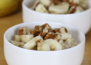 Overnight No-Cook Banana Oatmeal