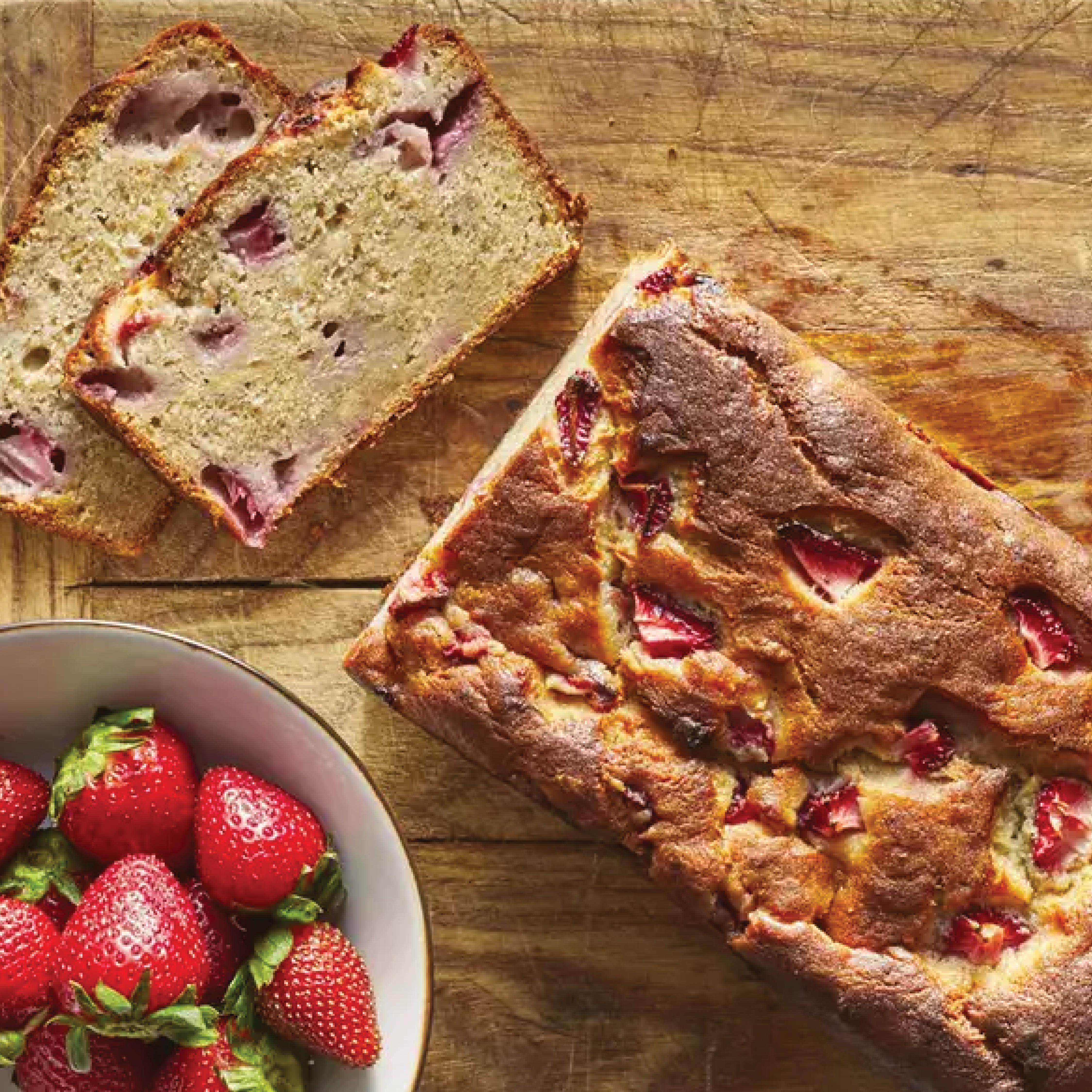Strawberry Banana Bread