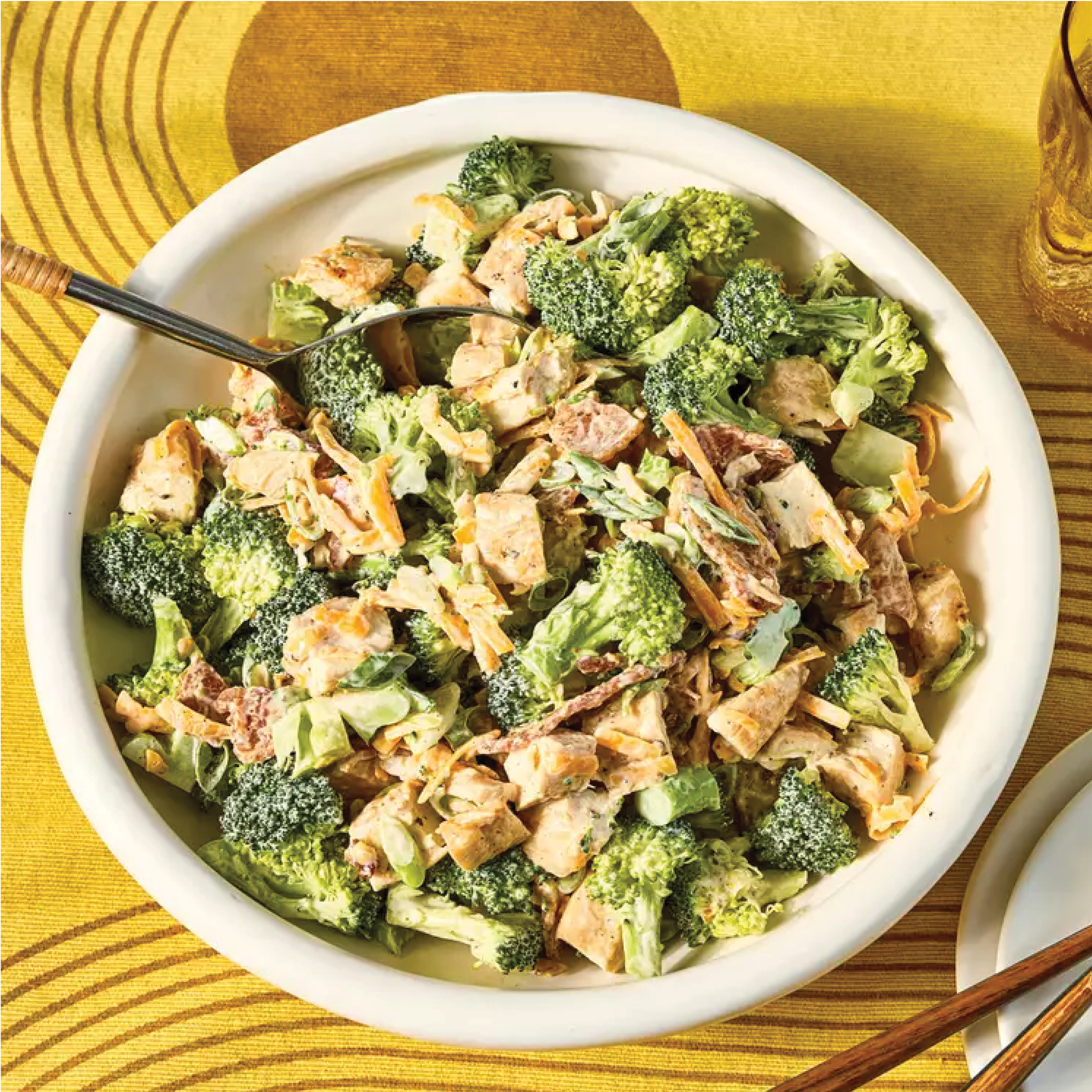 Loaded Chicken Broccoli Salad
