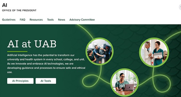 UAB unveils new AI website