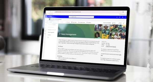 UAB IT Talent Management improves Sharepoint site