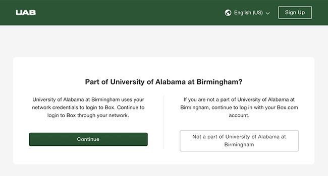 Box receives new UAB branding