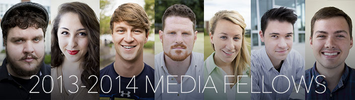 picture of the 7 media fellows
