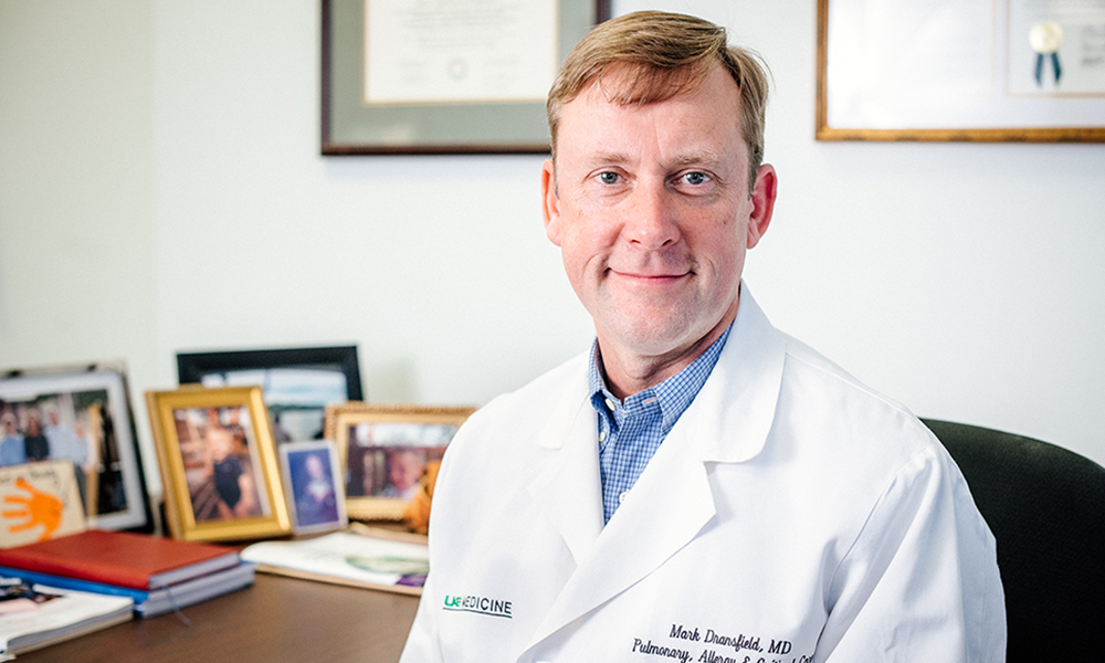 Mark Dransfield, MD, Interim Chair of the Department of Medicine