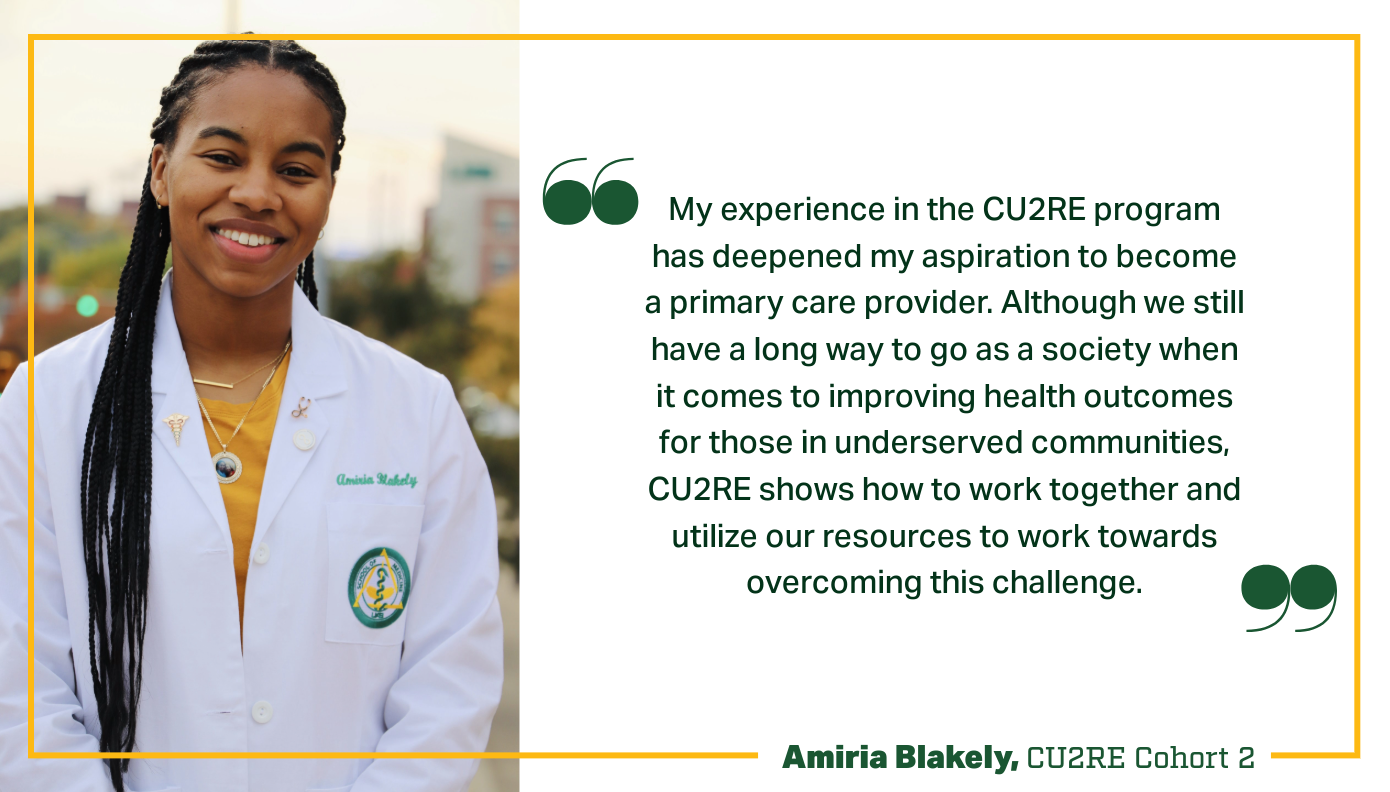Amiria Blakely, CU2RE Cohort 2