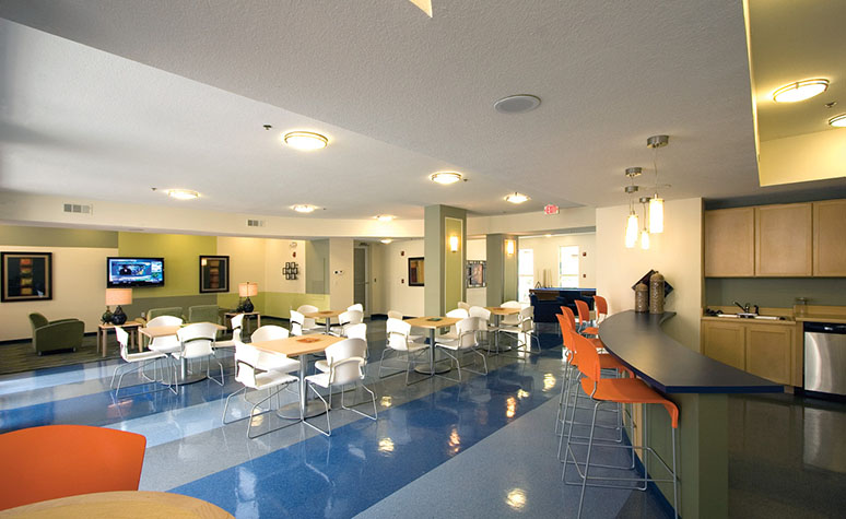 IVMS Housing student lounge 1