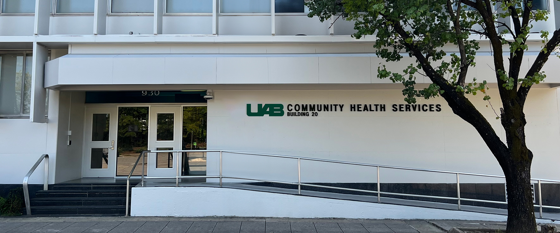 LHC Contact Us banner Community Health Services Building