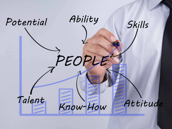 talent development stock photo