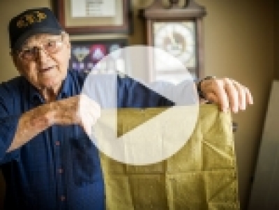 WWII vet, three-time Purple Heart recipient back on his feet after ambitious heart treatments, procedures