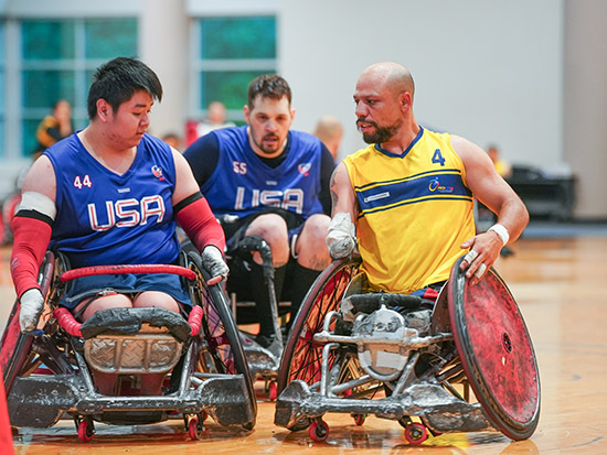 USA Wheelchair Rugby team members