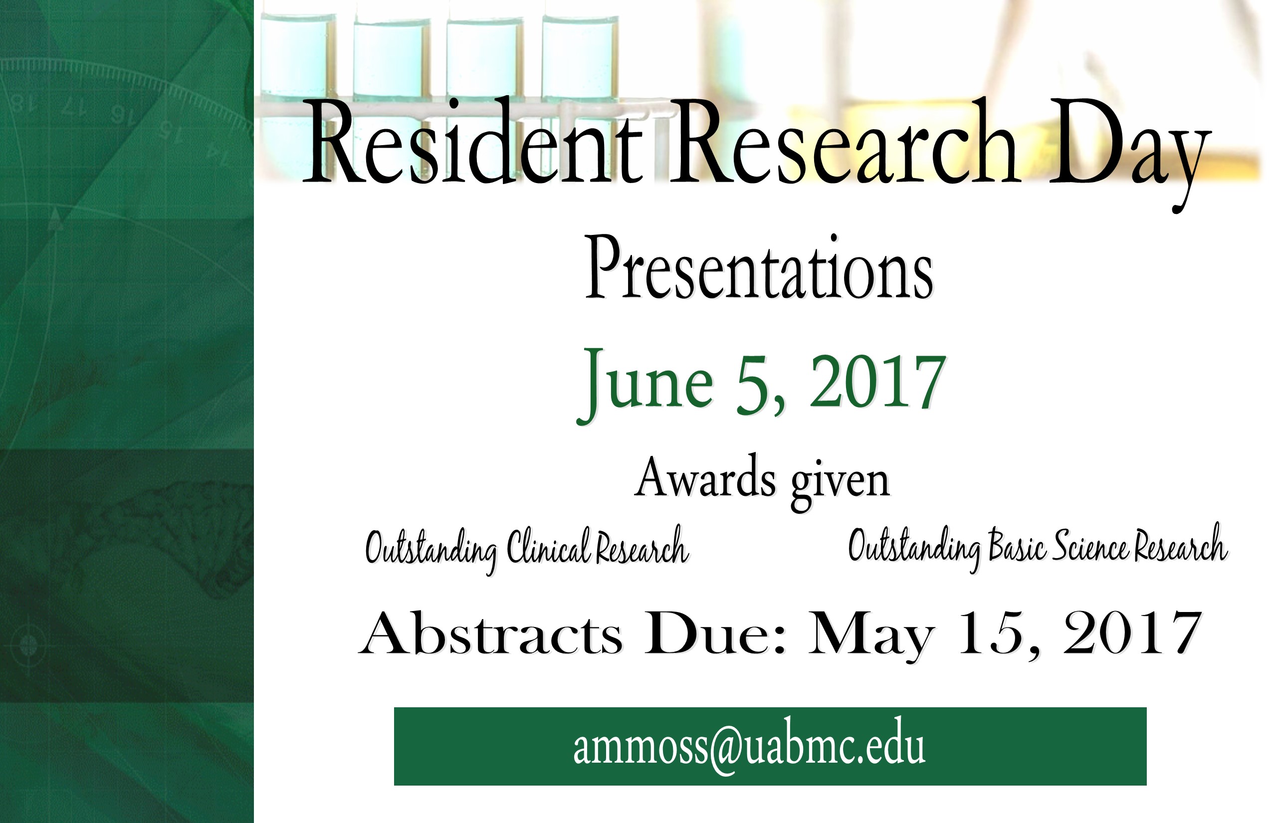 Resident Research Day Presentations