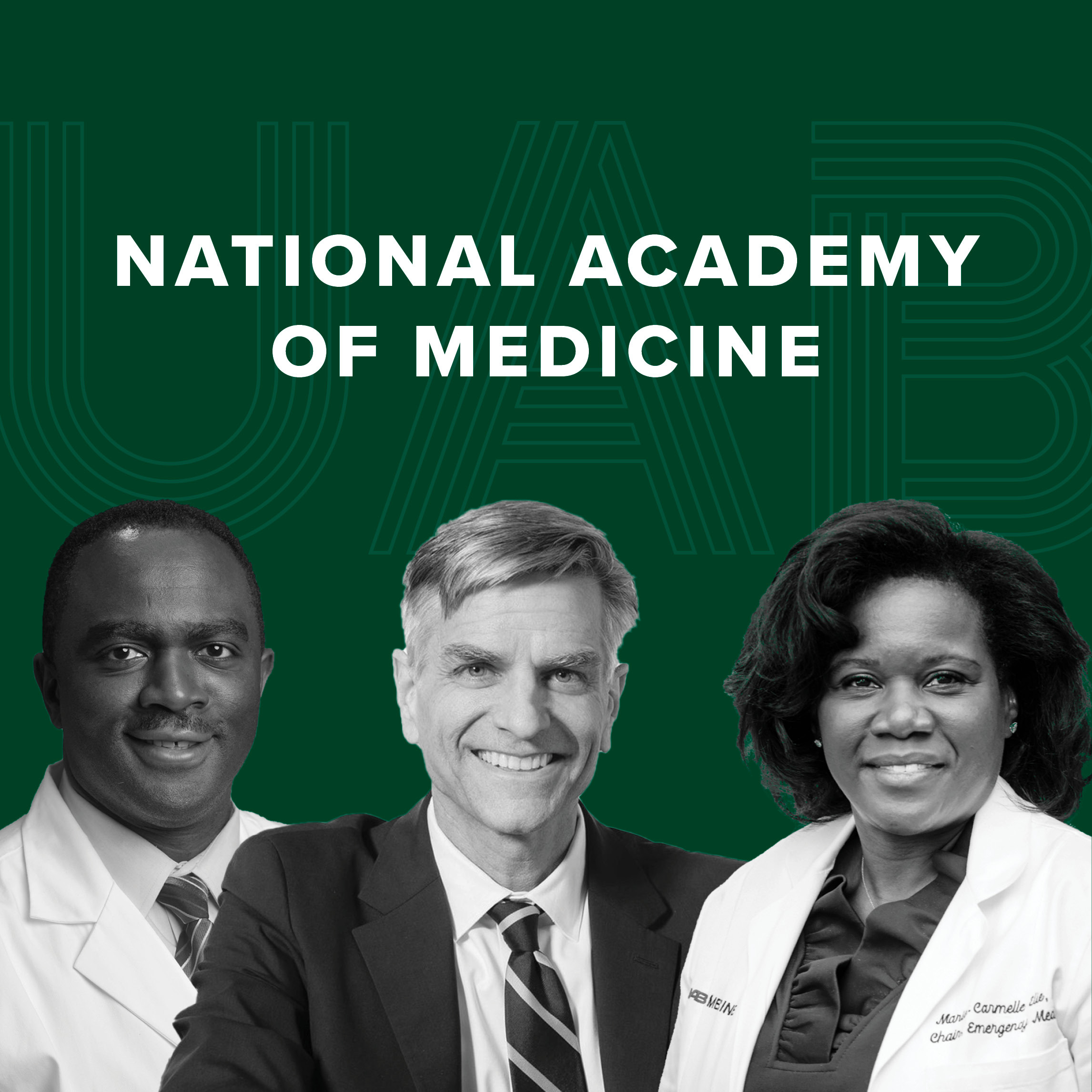 National Academy of Medicine adds three UAB faculty to its