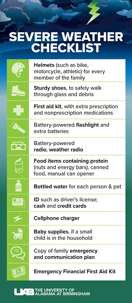 v4 Severe Weather checklist graphic