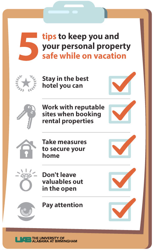 Five tips to stay safe while on vacation - News