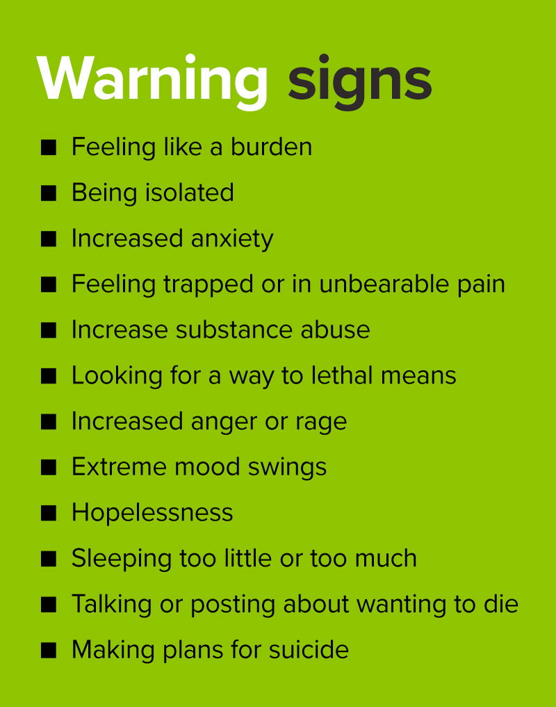 suicide warning