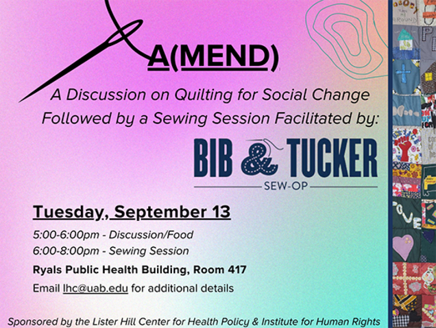 Engage in a sewing session and learn about social change advocacy at