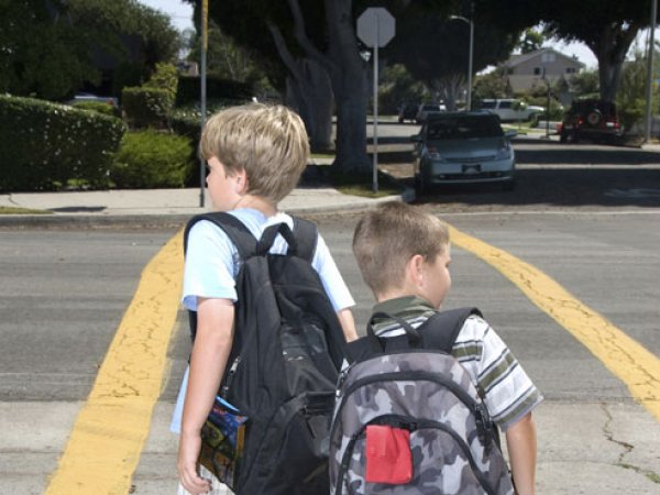 What is the risk of crossing the road?