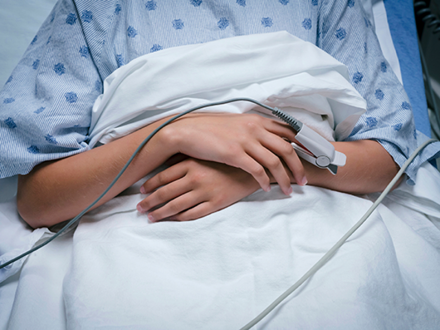 hepatitis patient in hospital