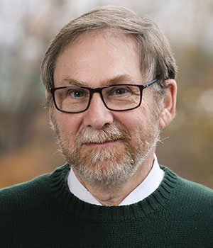 Environmental head shot of Dr. Peter Bellis, PhD (Professor, English), 2018.