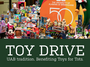 Spread holiday cheer: Donate to UAB Toy Drive through Dec. 5