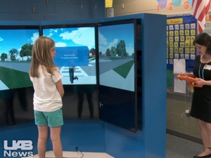 Simulator to help children learn to cross streets safely