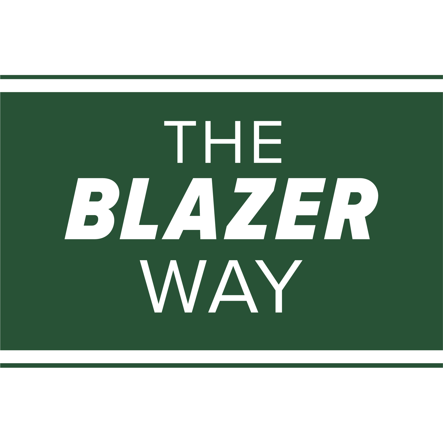 CreedBlazerWay logo TBW 1C Square