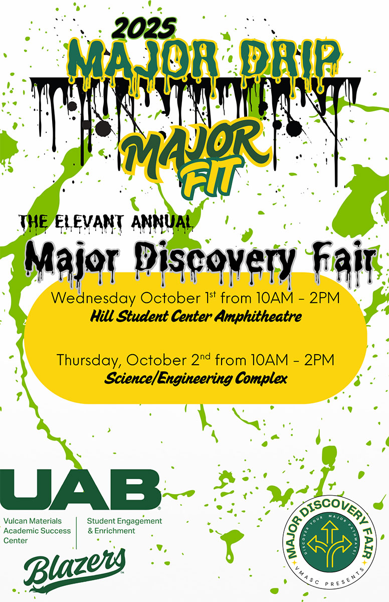 2025 major discovery fair poster. All details are in the page text.