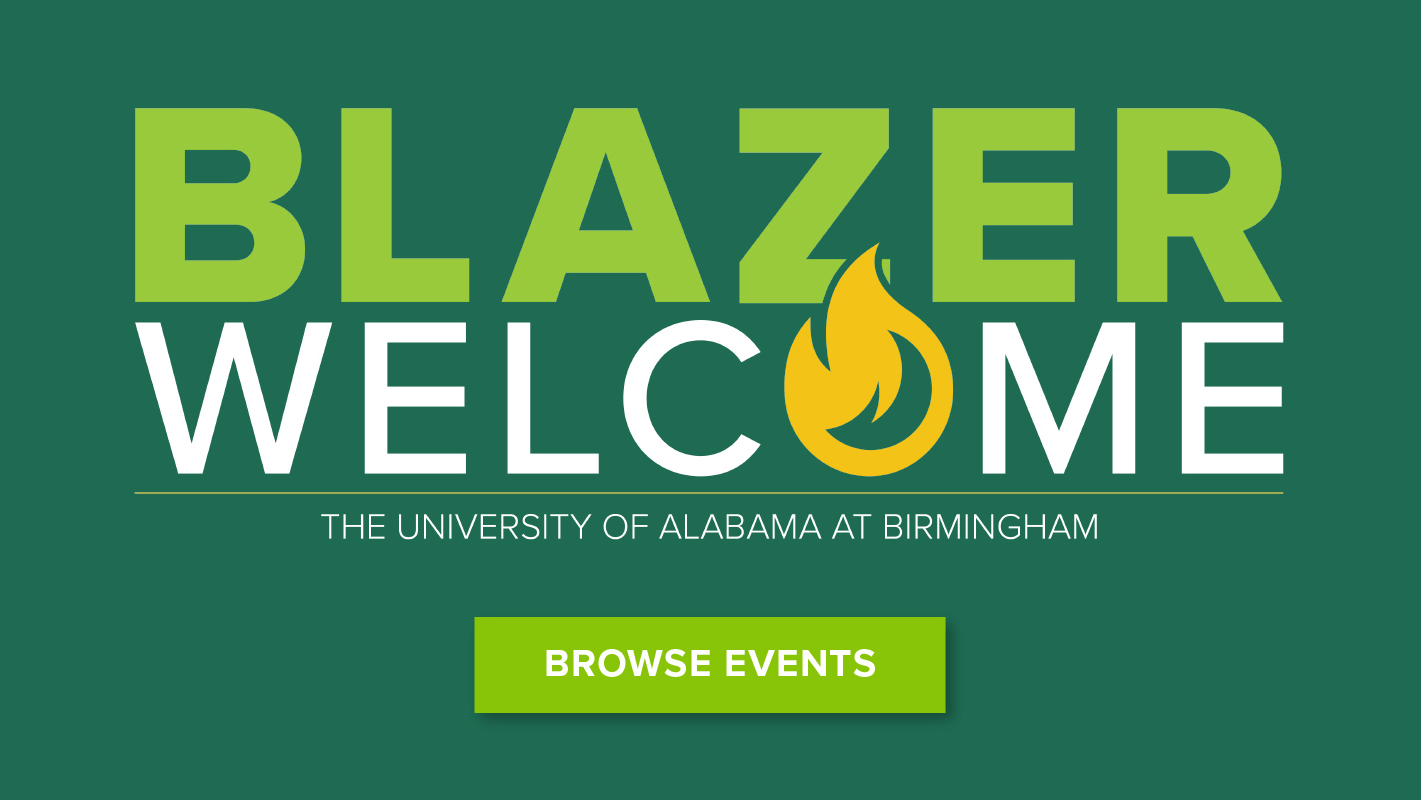 Blazer Welcome: Browse events.