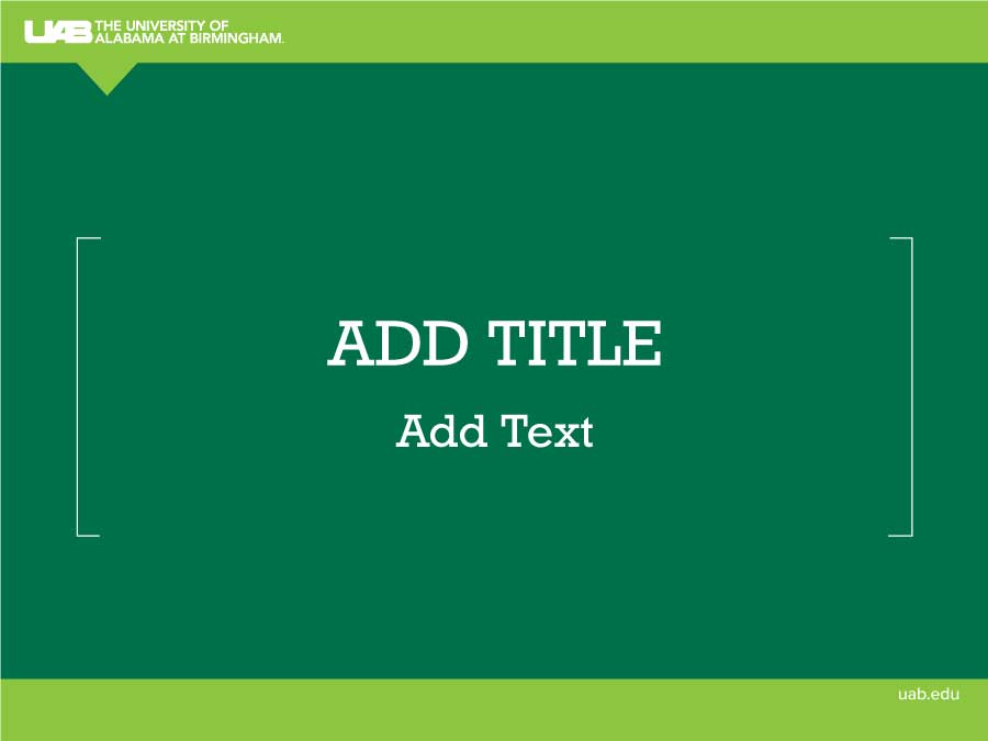 Template 2 - Horizontal Title Page